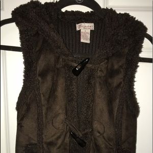 Faux Swede Sweater Vest